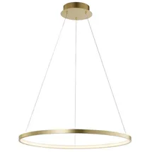 just light. LeuchtenDirekt LED Pendelleuchte, 28,5 Watt, 3000K, Gold (11524-12)