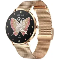 bergxperten notkraft UltraDünn Damen Smartwatch 1,32" AMOLED mit Herzfrequenz, Blutdruck, Bluetooth & 100+ Sportmodi,Modisch und leicht