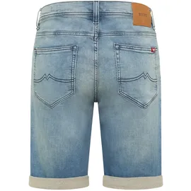 Mustang Herren Style Chicago Shorts, blau gebleicht - 34