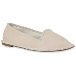 Damen Slip Ons in Beige