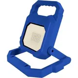 LUXULA Baustrahler ABS blau faltbar