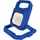 LUXULA Baustrahler ABS blau faltbar