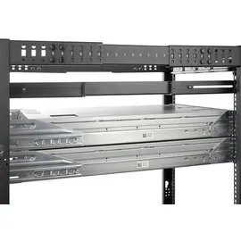 Startech StarTech.com 1HE 19 Zoll Server Rack Schienen - 60,9-91cm Einstellbare Tiefe - Universelle 4 Pfosten Rack Schienen - Netzwerk Geräte/Server/UPS Schienen für HPE ProLiant Dell PowerEdge (UNIRAILS1UB)