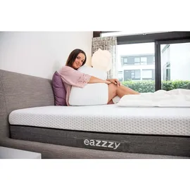Genius eazzzy Matratze 200x200 cm orthopädische Visco Kaltschaummatratze mit 8-Zonen und 20cm hoch, Härtegrad H2-H3 | Komfort,