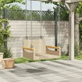 vidaXL Hängesessel Beige 63x62x40 cm Poly Rattan