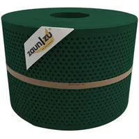 zaunzu® Sichtschutzstreifen 50 m x 19 cm grün Metall