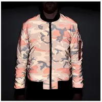 Alpha Industries MA-1 VF 59 Reflective Camo Jacke orange XL