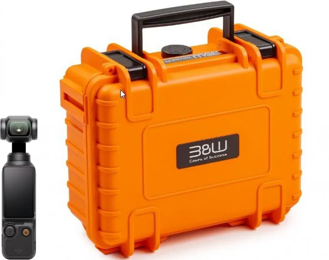 DJI Osmo Pocket 3 + B&W Case Typ 500 Orange