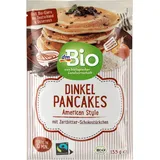 Backmischung Dinkel Pancakes mit Zartbitter-Schokostückchen, American Style