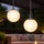 Expo Börse Außenleuchte Kunststoff D 20 cm H 75 cm 4x LED warmweiß weiß