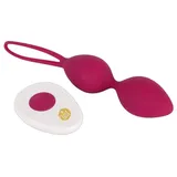 Wonderlust Lust 'Love Balls“ für Beckenbodentraining, 84g | Mit Fernbedienung, 10 Vibrationsmodi 1 St pink