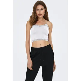 Only ONLVICKY LACE SEAML 2-PACK CROPPED TOP Schwarz M