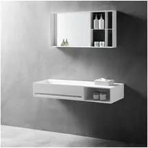 Bernstein Wandwaschbecken Bernstein Twg62 Mineralguss Weiß Matt 120cm