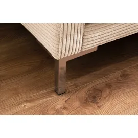 trends by hg Couch Cord 2-Sitzer Beige