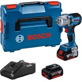 Bosch Professional 18V System Akku Drehschlagschrauber GDS 18V-450 PC (Anziehmoment 450 Nm, Losbrechmoment 800 Nm, inkl. 2x 5.0Ah, Schnellladegerät GAL 18V-40, L-BOXX)