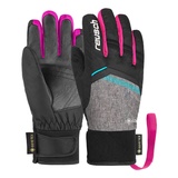 Reusch Kinder Handschuhe Reusch Bolt SC GTX Junior, black / black melange / pink glo, 6,5