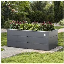 primeyard Lilly Hochbeet 200 x 100 x 78 cm Grau