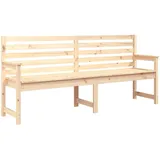 vidaXL Gartenbank 203,5 x 48 x 91,5 cm Braun