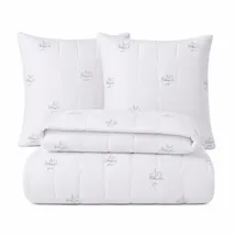 sei Design Bettset Kissen und Decke 135x200 Large SWAN-Set 2 Bettdecken 135x200 + 2 Kopfkissen 80x80 - EIN Gefühl wie Daunen