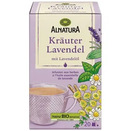 Alnatura Kräuter-Lavendel Tee Teebeutel 20 x 1,5 g