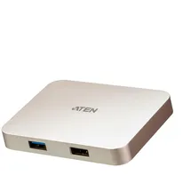 ATEN UH3235 USB-C 4K Ultra Mini Dock PD60W, UH3235-AT (PD60W), Silber