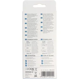 Ansmann Powerbank PB222PD 20.000mAh, schnellladefähig, ultrakompakt und leicht, weiß