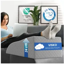 eloneo Bein-Lagerungskissen »Visko«, hoch, 62x40x24cm, grau