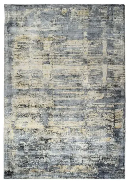 pad Webteppich Eclectic 170 x 240 cm Viskose Grau Hellgrau
