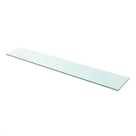 vidaXL Regalboden Glas Transparent 110 cm x 20 cm