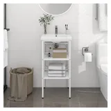 vidaXL Waschtischgestell 40 x 83 x 38 cm Weiß