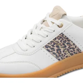 Marco Tozzi Plateausneaker Damen Weiß/Leo 42