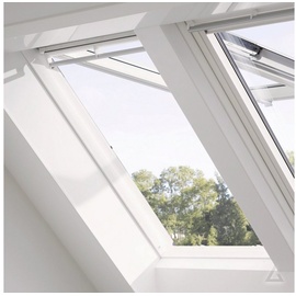 VELUX Dachfenster Lichtlösung Kunststoff ENERGIE PLUS weiß Fenster, 134x140 cm (UK08)