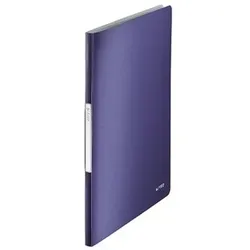 Sichtbuch Style 39590069 DIN A4 40 Hüllen Polypropylen titan blau - titan blau