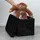 Intirilife Faltbare Sitzbank 49x30x30 cm Garderobe, Garderobenbänke