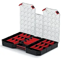 Prosperplast Sortimentsbox Tager Carbo Organizer Kunststoff schwarz
