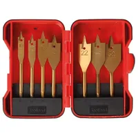 Toolland Holz-Fräsbohrer-Set Titan Beschichtet 7-tlg