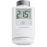 Homematic IP Smart Home Heizkörperthermostat, digitaler Thermostat Heizung, Heizungsthermostat, Steuerung per App, Alexa & Google Assistant, einfache Installation, Energie sparen, 140280A0