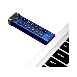 Istorage IS-FL-DSD-256-SP Externer Speicherkartenleser Blau IS-FL-DSD-256-SP USB-C® 3.2