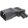 InLine Netzadapter IEC 60320 C14 / C7, L/R gewinkelt, 3pol. Kaltgeräte zu 2pol.