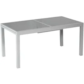 Merxx Ausziehtisch 200 x 90 x 75 cm silber/grau