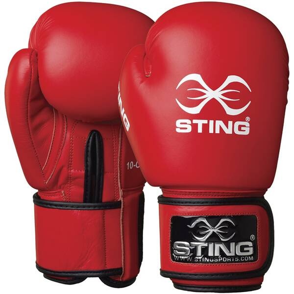 Handschuhe Sting IBA Wettkampf Boxhandschuhe, red, 10