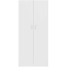 vidaXL Bücherschrank 82,5 x 30,5 x 185,5 cm Weiß