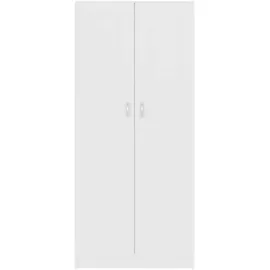 vidaXL Bücherschrank 82,5 x 30,5 x 185,5 cm Weiß