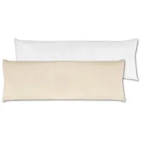 BestLivings Seitenschläfer Kissenhülle 40 x 120 cm Inklusive Füllkissen Beige