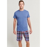 Jockey Shorty »Night & Day«, (2 tlg.), Gr. XXL, blue check, , 78447652-XXL