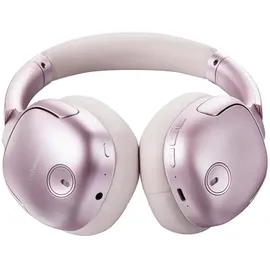 Intenso O400HA Over-Ear Kopfhörer - Hybrid Active Noise Cancelling, bis zu 75 Stunden Laufzeit und Bluetooth 5.3, mit Musikmodus, Transparency Modus und schneller Ladezeit, rosa