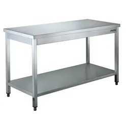 Saro Edelstahltisch Zerlegbar, Mit Unterblatt - 1600 Mm/T600 Mm