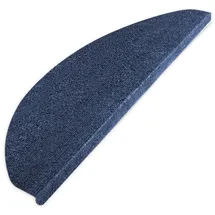 Karat Stufenmatte Leipzig Selbstklebend Blau Halbrund 21 x 65 cm