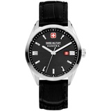 Swiss Military Herren Analog Quarz Uhr mit Leder Armband SMWGB2200104