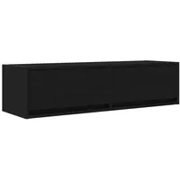 VidaXL TV-Schrank Schwarz Eiche 100x31x25,5 cm Holzwerkstoff